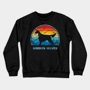 Gordon Setter Vintage Design Dog Crewneck Sweatshirt